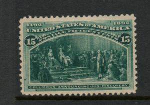 #238 Mint Columbian VF