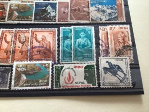 Nepal used duplicated stamps A13981