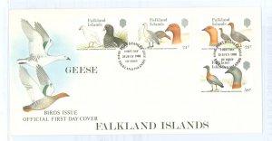 Falkland Islands 477-80 1988 U/A complete set, geese, birds