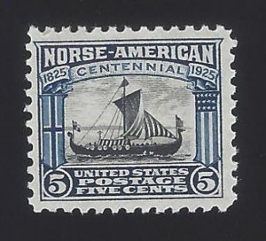US #621 1925-26 Dark Blue & Black Unwmk Perf 11 MNH VF Scv $22