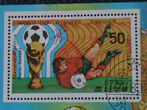 ​KOREA-1978-ARGENTINA'78-WORLD CUP WINNERS-CTO S/S VF WE SHIP TO WORLDWIDE