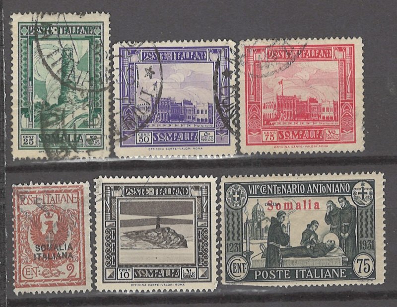 COLLECTION LOT # 3000 SOMALIA 6 STAMPS 1926+ CV+$10