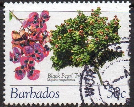 Barbados 2005 Black Pearl tree used