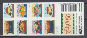 (G) USA #5192-5197 5197b Delicioso Full Booklet of 20 stamps MNH