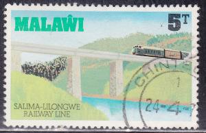 Malawi 346  Salima Lilongwe Railway, Train 1979
