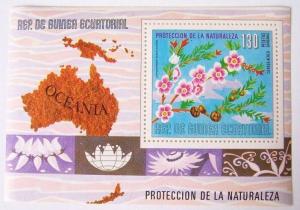 Equatorial Guinea 1976 Flower Oceania CTO S/S L395