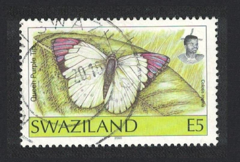 Swaziland Butterfly 'Cololis regina' E5 Imprint '2000' canc RARE SG#618