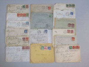 NETHERLANDS 1910-30 Sixteen covers the majority addressed - 26298