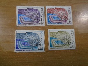 Monaco  #  976-79  MNH