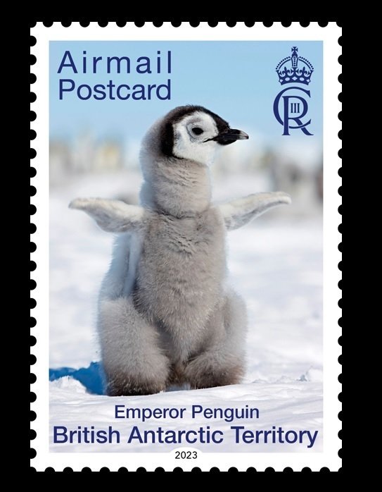 BRITISH ANTARCTIC TERRITORY BAT 2023 BIRDS EMPEROR PENGUINS OISEAUX VOGEL