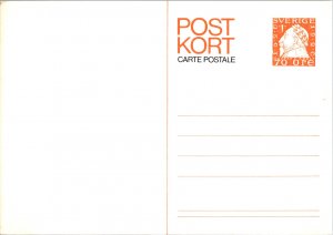 Sweden, Worldwide Government Postal Card