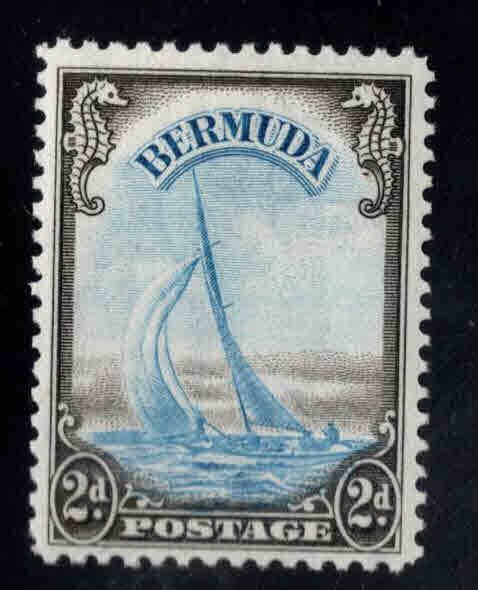 BERMUDA Scott 109 MH*  Sailboat stamp CV $52.50