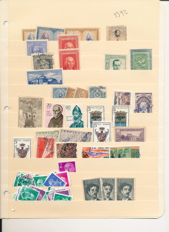 Europe Spain Stockpage Lot  few early Mint Airmails