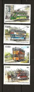 Ireland Sc 681-4 NH SET of 1987 - Transportation - Trolleys