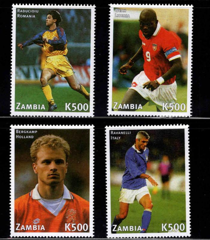 Zambia Scott 731e-h MNH** 1998 World Cup Soccer Champion