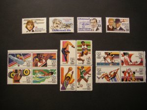 Scott C99 - C114, MNH Airmail Mini-collection of singles, Beautiful Group