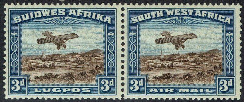 SOUTH WEST AFRICA 1931 AIRMAIL 3D PAIR 