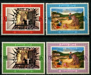 Montserrat  274-77 MNH 1972 Easter