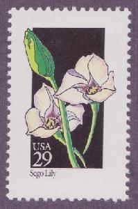 2667 Wildflowers - Sego Lily F-VF MNH single