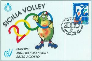 67865 - ITALY - POSTAL HISTORY -  Event  POSTCARD:  VOLLEYBALL 2000 Catania