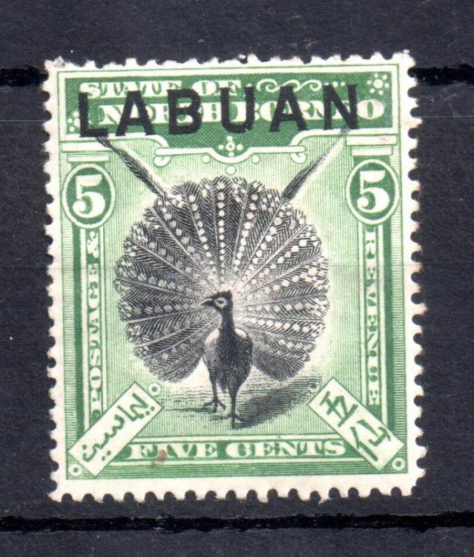 Labuan 1897-1901 5c mint MH SG92A WS11828