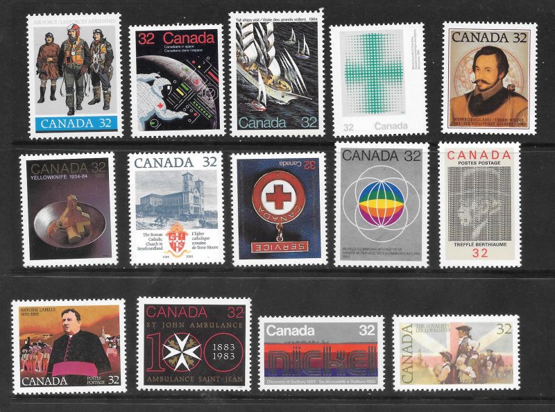 Canada Mint NH Lot of 21 Different 32 cents Stamps  Face Value $6.72