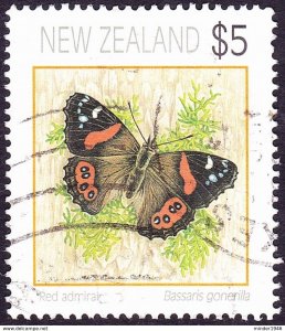 NEW ZEALAND 1995 $5 Butterflies SG1644 FU
