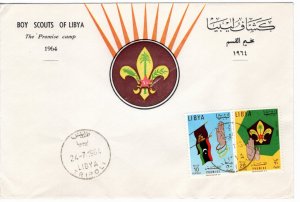 Libya 1964 Sc 252-3 FDC-2