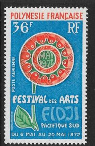 FRENCH POLYNESIA SG157 1972 SOUTH PACIFIC ARTS FESTIVAL MTD MINT