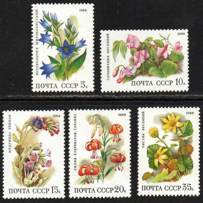 Russia Sc #5687-5691 MNH