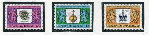 Grenada Grenadines QEII 25th Coronation ann. new colors mnh sc 270-272