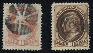 #159, 161   6 cent Lincoln, 10 cent Jefferson ⭐⭐⭐⭐⭐