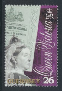 Guernsey  SG 885  SC# 727  Queen Victoria First Day of issue cancel see scan