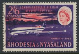 Rhodesia & Nyasaland SG 42 Sc# 182  Used see details Air Mail Service