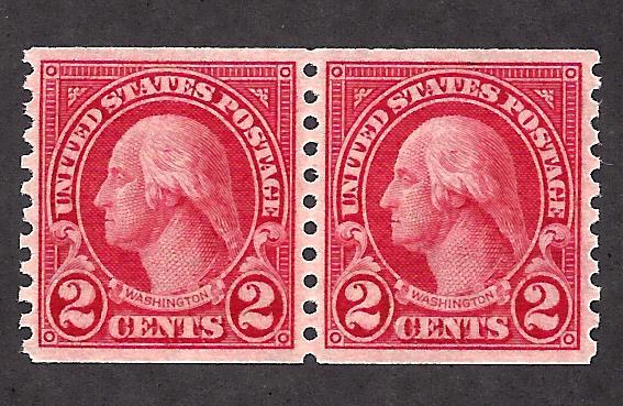 599 Mint,OG,NH... Pair... SCV $1.50