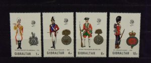 15643   GIBRALTAR   MNH # 299, 300, 301, 302                  CV$ 6.75