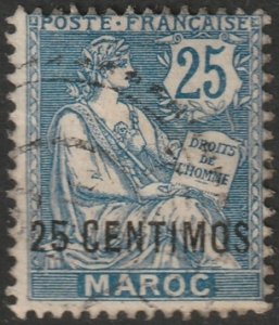 French Morocco 1903 Sc 18 used