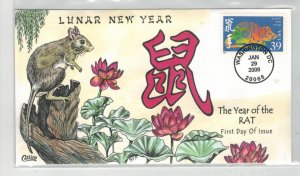 2006 COLLINS HANDPAINTED 3997 CHINESE LUNAR NEW YEAR OF THE RAT