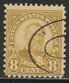 U.S. 560, 8¢ ULISES GRANT, USED. F-VF. (944)