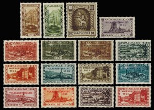 Saar Scott 139-153 Mint never hinged.