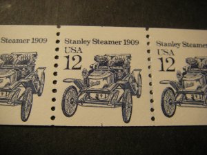 Scott 2132, 12 cent Stanley Steamer, PNC5 #1, MNH Transportation Coil