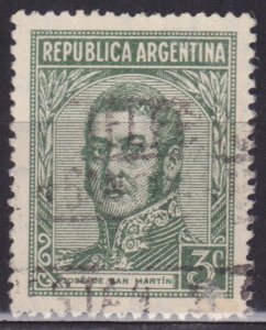 Argentina, 1935, Personalities, San Martin, 3c, sc#422, used