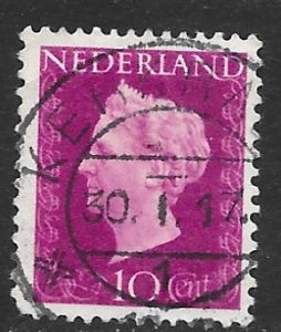 Netherlands 289: 10c Queen Wilhelmina, used, VF