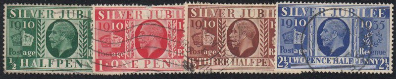 Great Britain - 1935 - SC 226-29 - Used - Complete set - 227 scrape