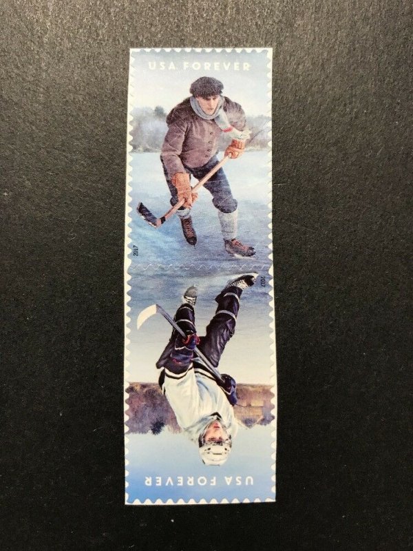 2017 Scott #5252-5253 - Forever - THE HISTORY OF HOCKEY - Pair of Stamps -MNH-US