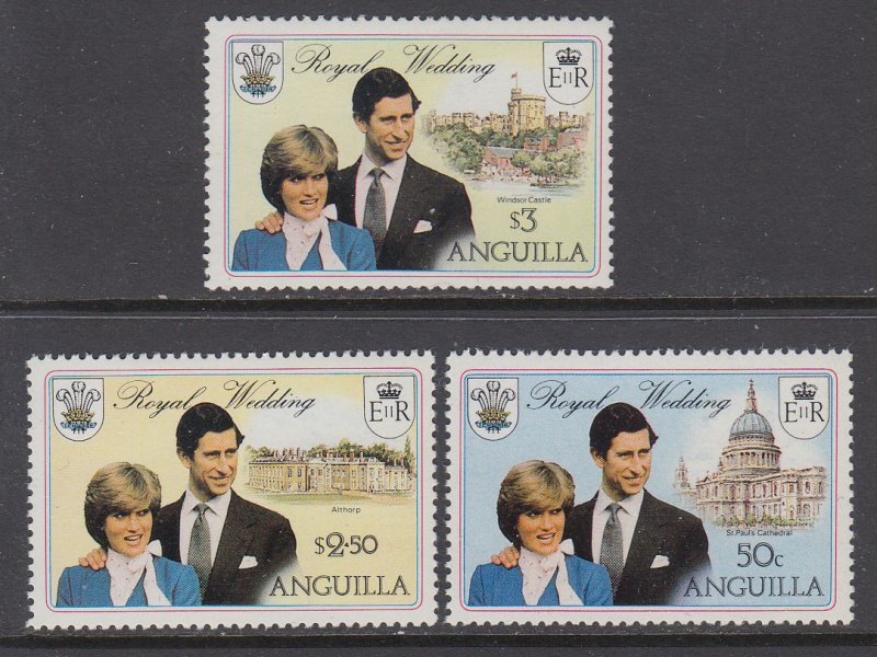 Anguilla 444-446 MNH VF