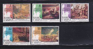 Samoa 428-432 Set MNH American Bicentennial (D)