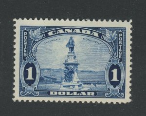 Canada $1.00 Mint Stamp #227-$1.00 Champlain Monument MH VF Guide Value = $80.00