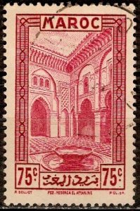 French Morocco 1933: Sc. # 137; Used Single Stamp