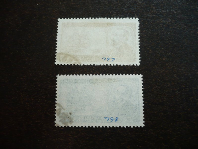 Stamps - Poland - Scott# 797-798 - Used Set of 2 Stamps